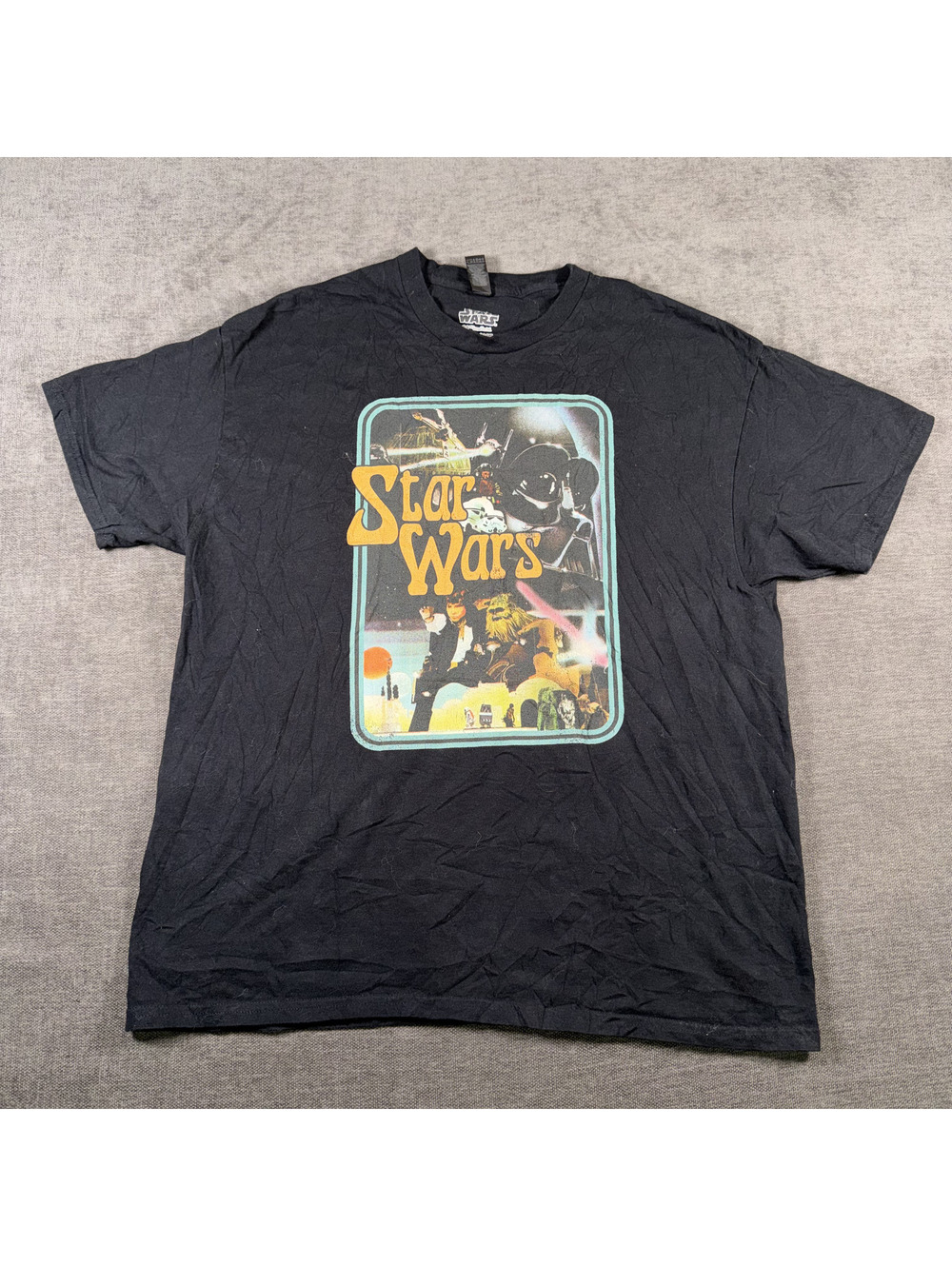 Gildan Star Wars Graphic T-Shirt XL Heavy Cotton Black